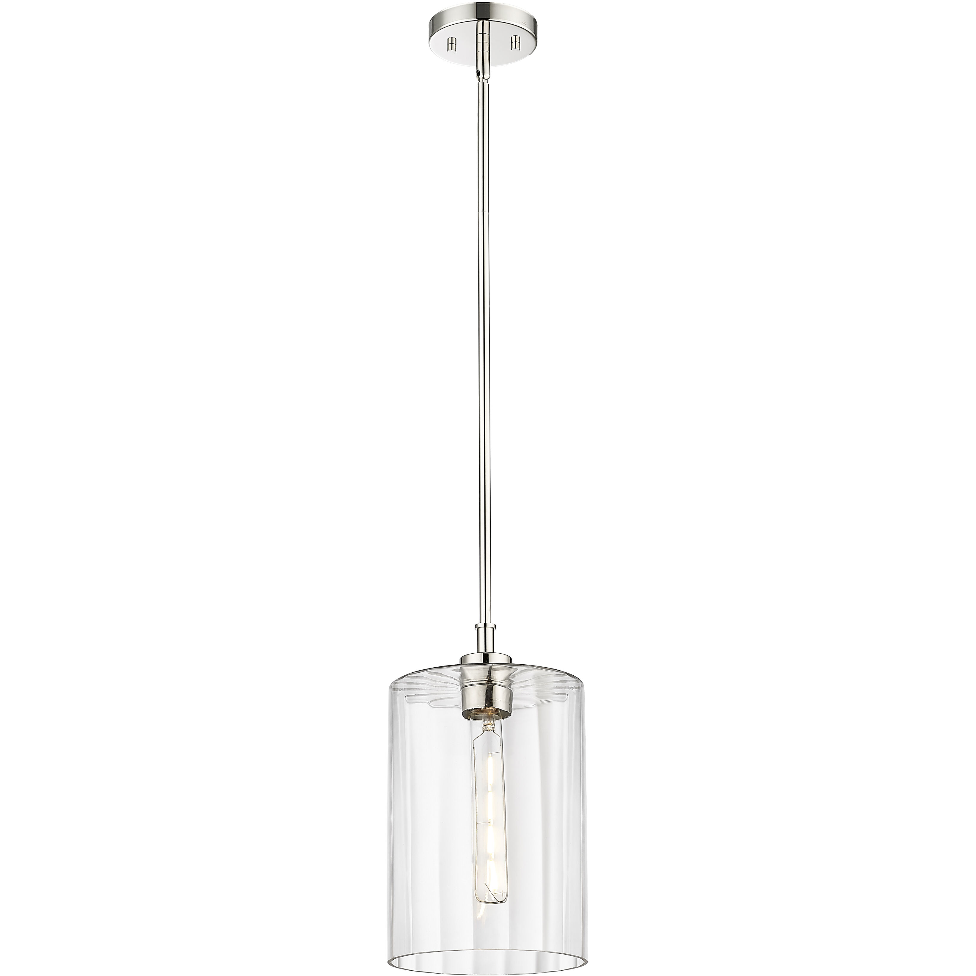 Chastine 1 Light 8 inch Polished Nickel Pendant Ceiling Light